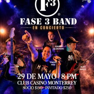 Boletos Concert by FASE 3 BAND